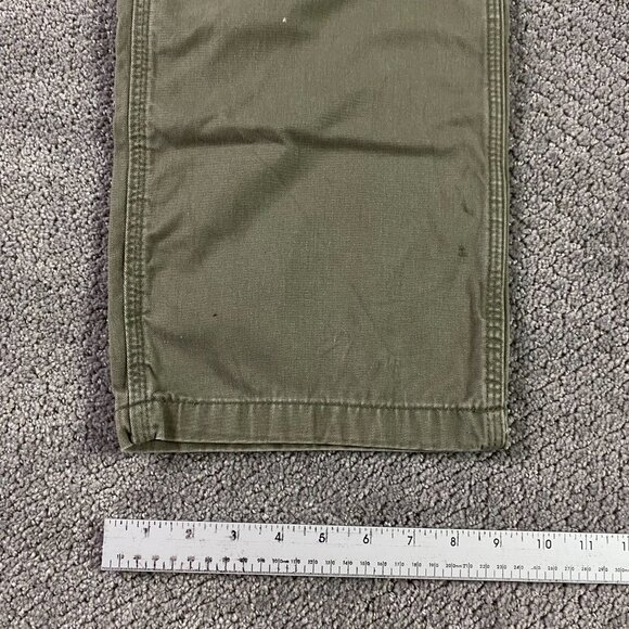 Carhartt B324 ARG Pants Men's 38 x 30 Fits 37.5 x 29 Green Canvas Carpenter - Picture 14 of 16